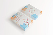 Floral Watercolor Business Card, a Business Card Template by Graphic Origin (Thumbnail 3 of 3)