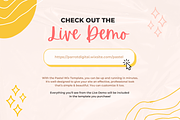 Pastel Inspired Website for Wix, a Landing Page Template by Parrot Designs (Thumbnail 3 of 4)