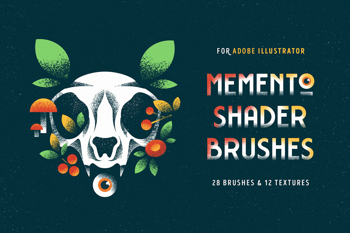 Shader Brushes for Illustrator, a Brush Add-On by pixelbuddha.net (Photo 1 of 11)