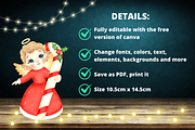 Christmas Card Templates Canva Set, a Card Template by Ellis Art (Thumbnail 4 of 5)