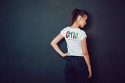 Women's T-shirts Mock-Up Vol 2, a Shirt Mockup by Freeman Studio (Thumbnail 15 of 17)