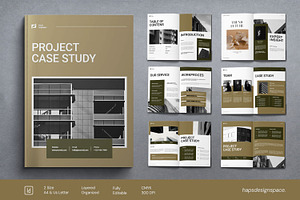 Case Study Template, a Magazine Template by Haps Space