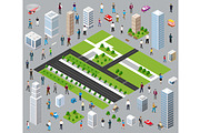 Isometric individual's way of life, a Person Illustration by AlexZeL (Thumbnail 1 of 3)