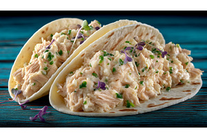 A close-up of a fish taco that is, a Food & Drink Photo by ZinetroN