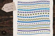 Embroidery brushes for Procreate, a Brush Add-On by bokettori (Thumbnail 5 of 16)