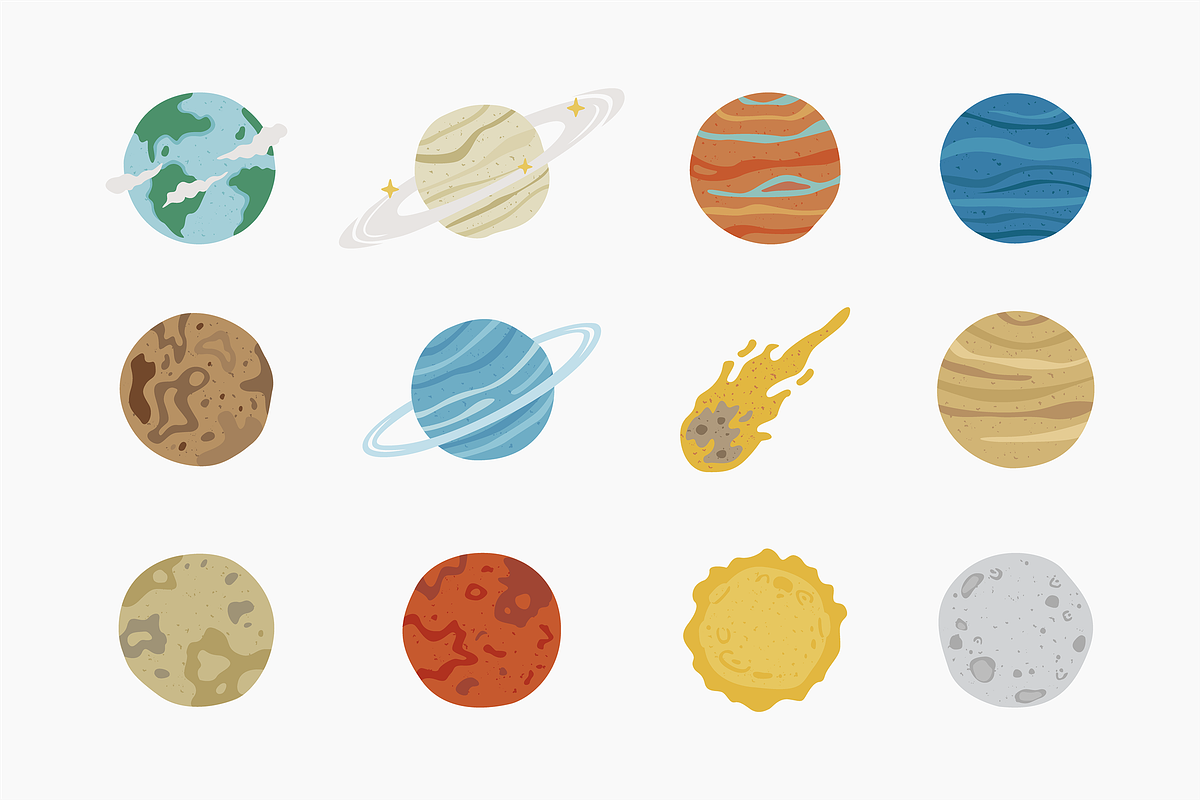 Outer Space Illustration, an Object Graphic by Jump Studio (Photo 3 of 4)