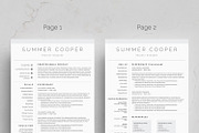 Word Resume & Cover Letter Template, a Resume Template by DemeDesign (Thumbnail 2 of 6)