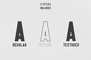 Afterclap typeface - 3 styles, a Sans Serif Font by VP Fonts (Thumbnail 2 of 11)