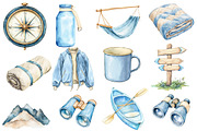 Summer Camping Clipart, an Illustration by Designworld (Thumbnail 4 of 6)