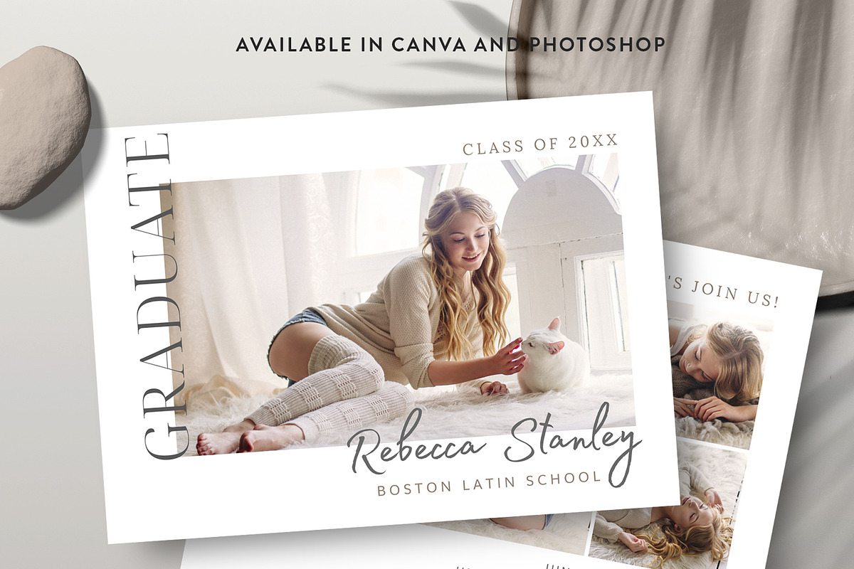 Graduation Announcement SG018, an Invitation Template by Bellenity Design (Photo 1 of 4)