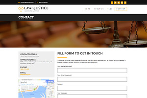 Law&Justice: Law Firm HTML5 Template