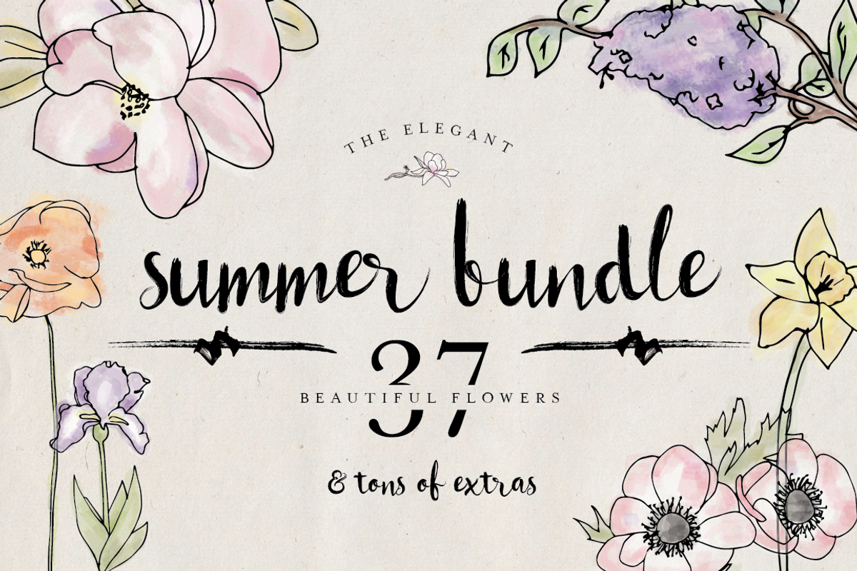 Summer Bundle, an Illustration by DesignsByMissM (Photo 1 of 4)
