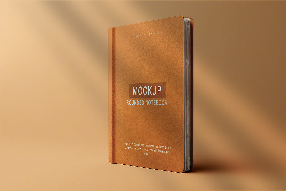 Realistic rounded book mockup design, a Books & Magazine Mockup by Raihan Rahman (Photo 5 of 19)