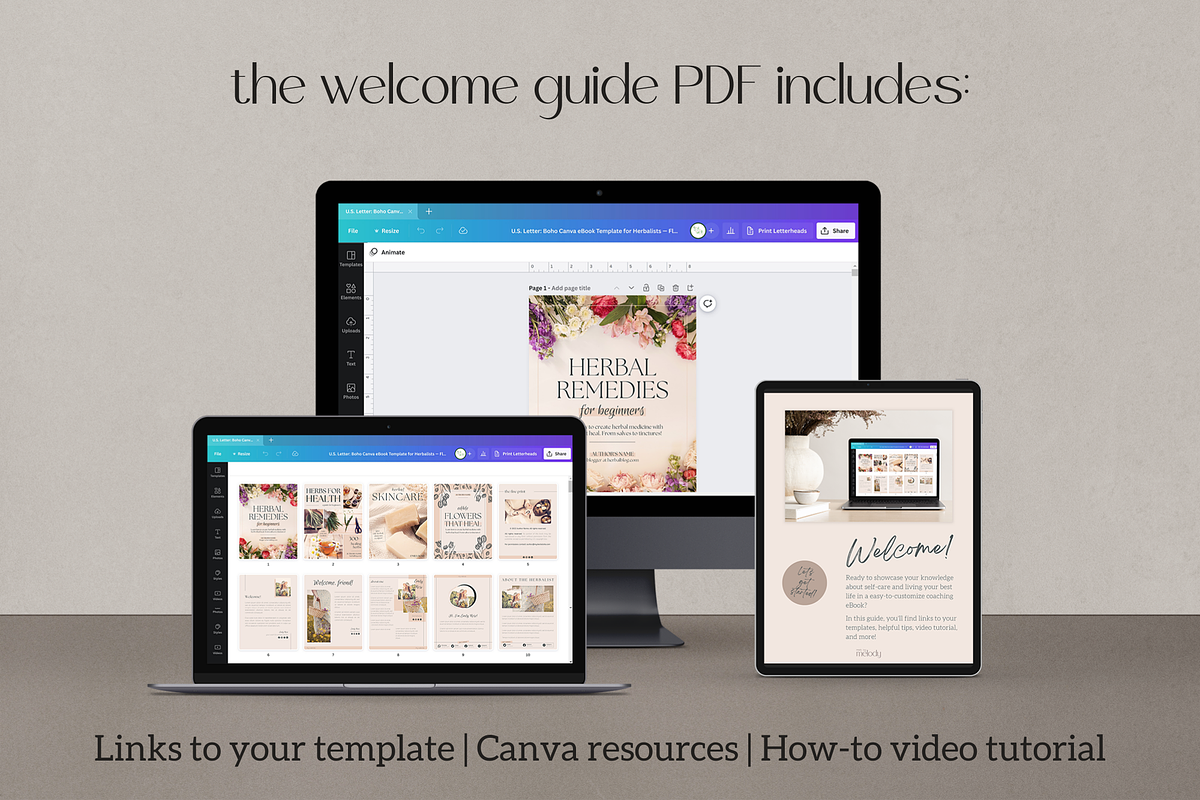 Canva Herbalist Recipe Book Template, a Marketing Template by Made by Melody (Photo 17 of 17)