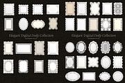 Doily Lace and Paper Vintage Frames, an Object Graphic by Make Stories Studio (Thumbnail 4 of 7)