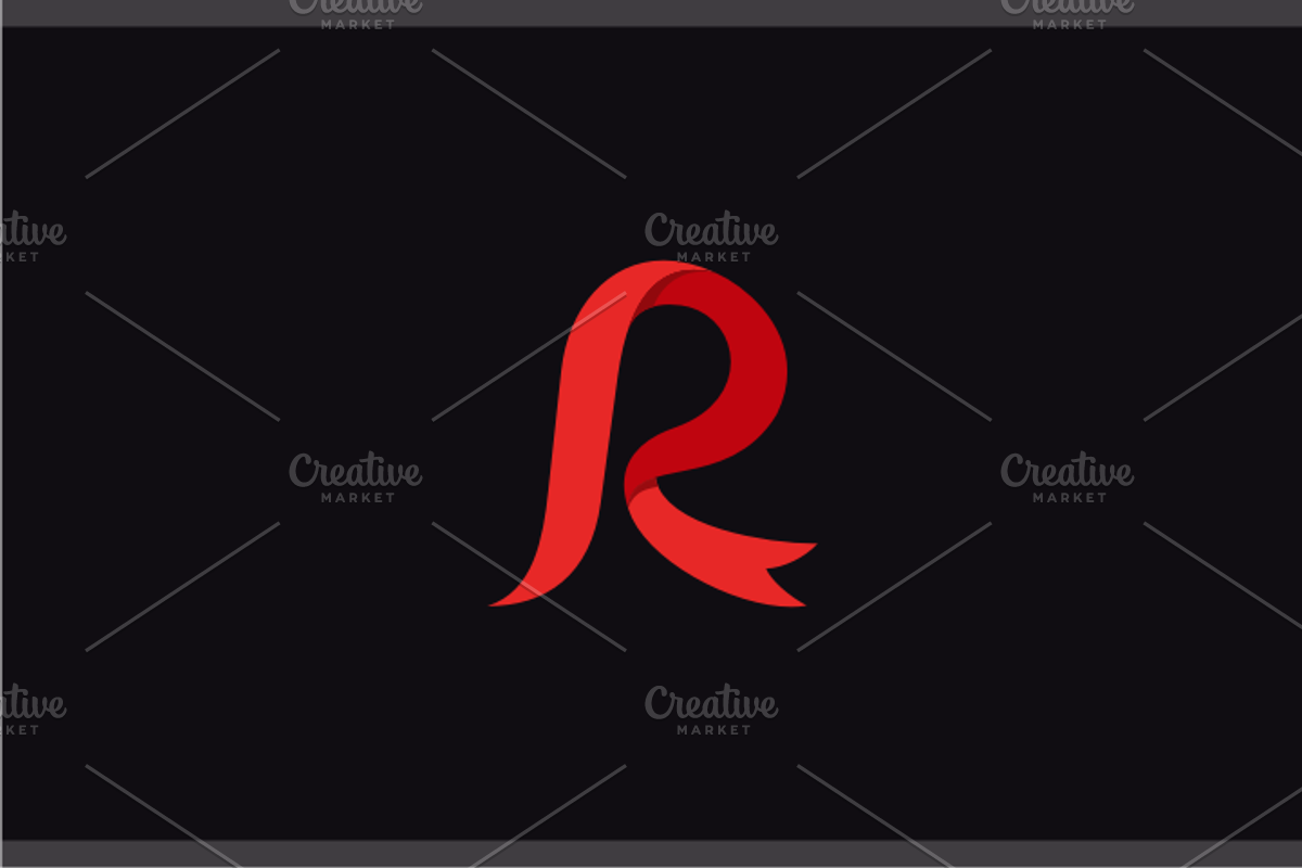 Royal - Letter R Ribbon Logo Design, a Branding & Logo Template by yopie