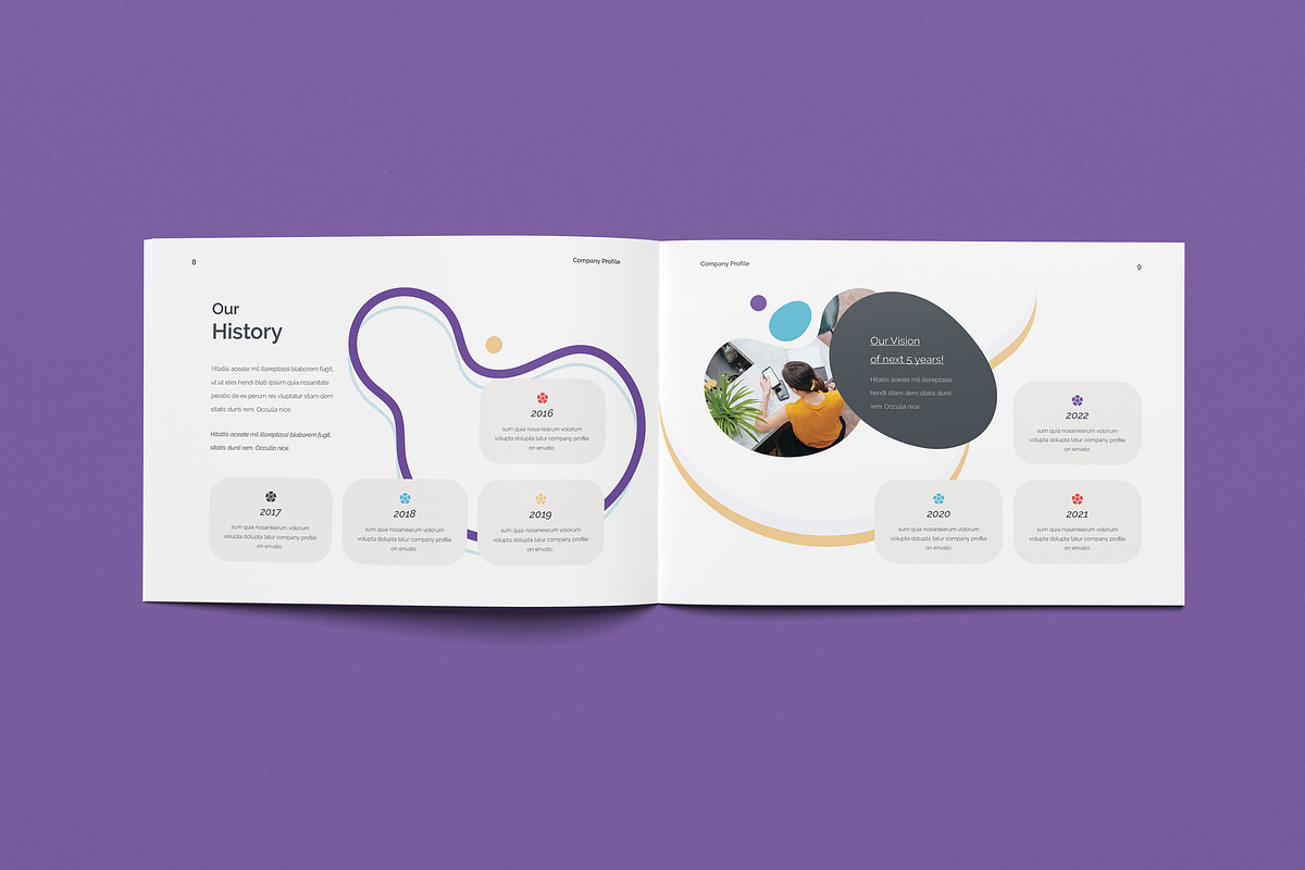 Company Profile Landscape, a Brochure Template by WOWPro (Photo 5 of 9)