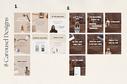 Cozy Collage Instagram Carousels, a Social Media Template by Tabitha Emma (Thumbnail 2 of 9)