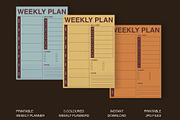Printable Weekly Planner, a Templates & Theme by StudioClub (Thumbnail 1 of 5)
