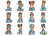 Whimsical Valentine Coffee Girl, a Graphic by CitraGraphics (Thumbnail 3 of 5)