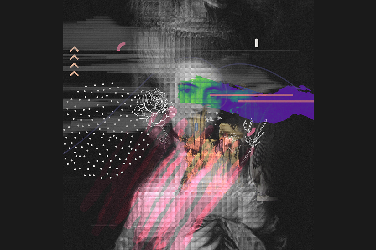 Human~7 Abstract Posters, a Texture Graphic by picnictubesworld (Photo 4 of 8)
