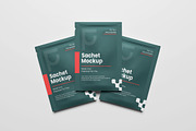Sachet Package Mockup, a Packaging Mockup by AndikaGraphic (Thumbnail 3 of 6)