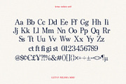 Lectan Meliona – Handmade Serif Font, a Serif Font by Black Junst (Thumbnail 9 of 14)