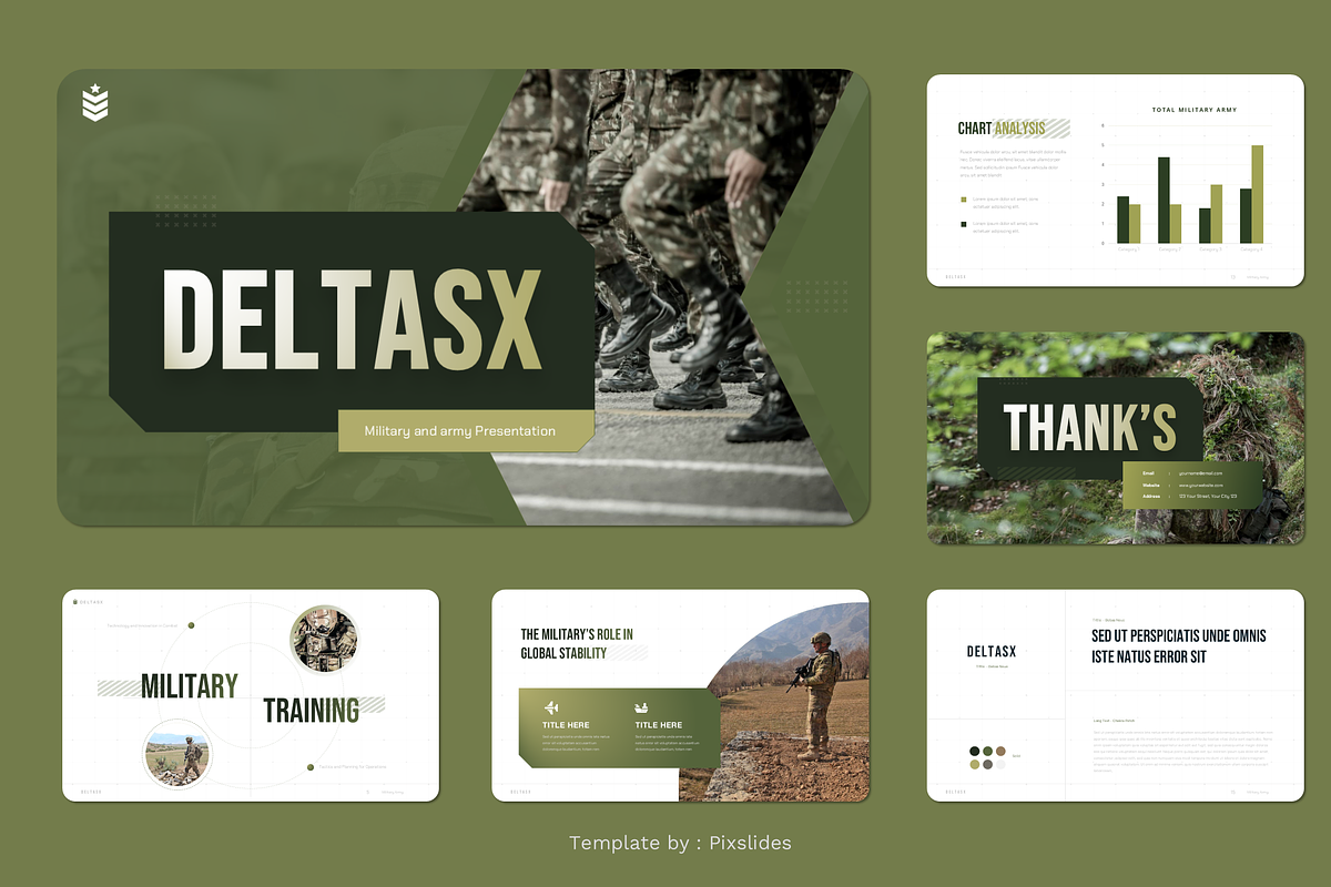 Military & Army Keynote, a Presentation Template by Pixslides (Photo 6 of 7)