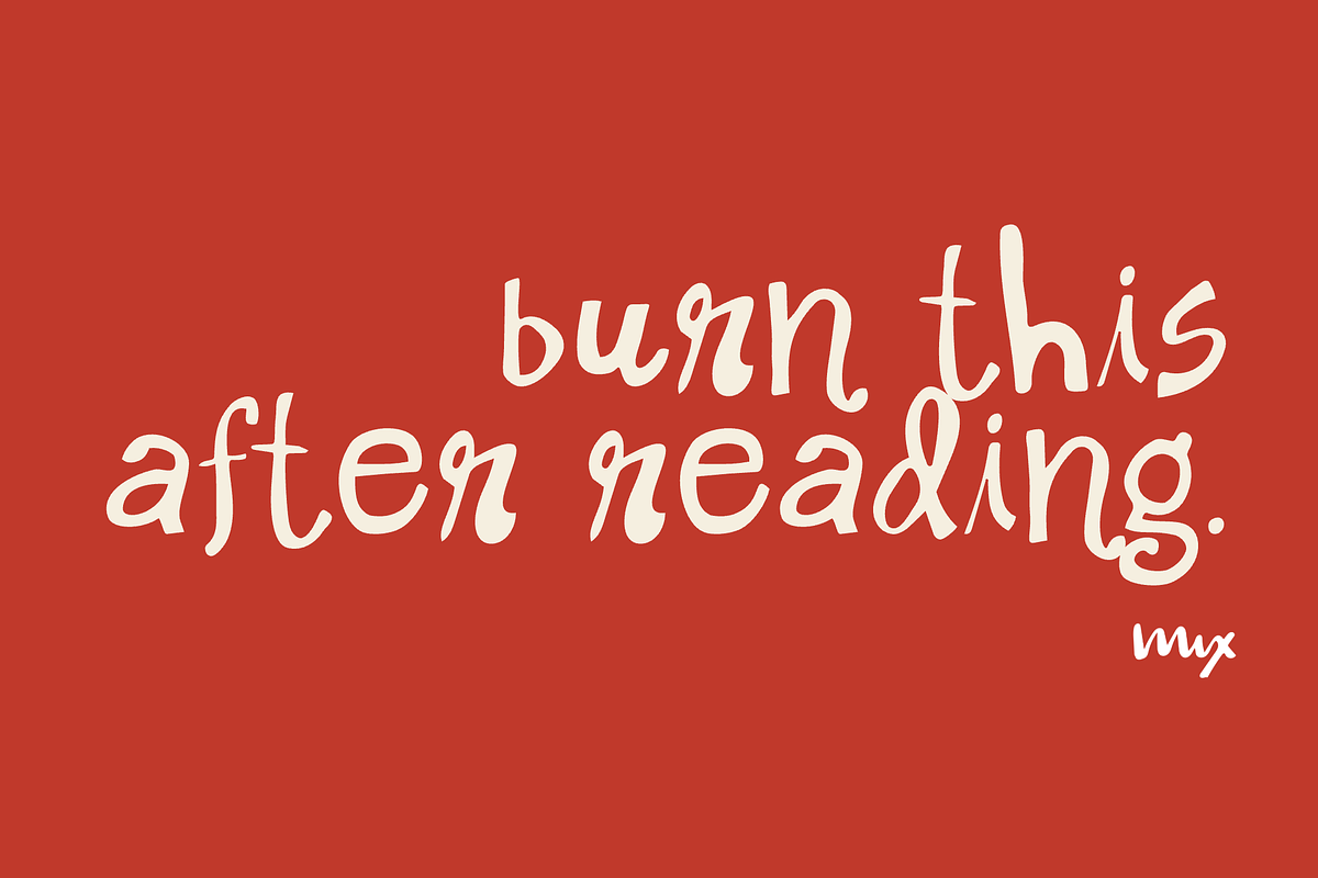 Mix Accomplice - A Ransom Note Duo, a Handwritten Font by Mix Fonts (Photo 13 of 13)