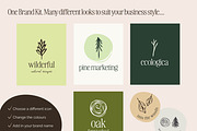 Earthy Eco Nature Brand Logo Kit, a Branding & Logo Template by CreativeWilderness (Thumbnail 6 of 19)