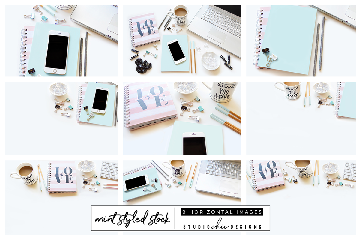 Styled Desktop Stock Photo Bundle, an iPhone Mockup by Studio Chic Designs (Photo 2 of 4)