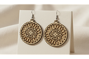 Flower Art Earring Designs, a Graphic by musafir_fashion (Thumbnail 7 of 11)