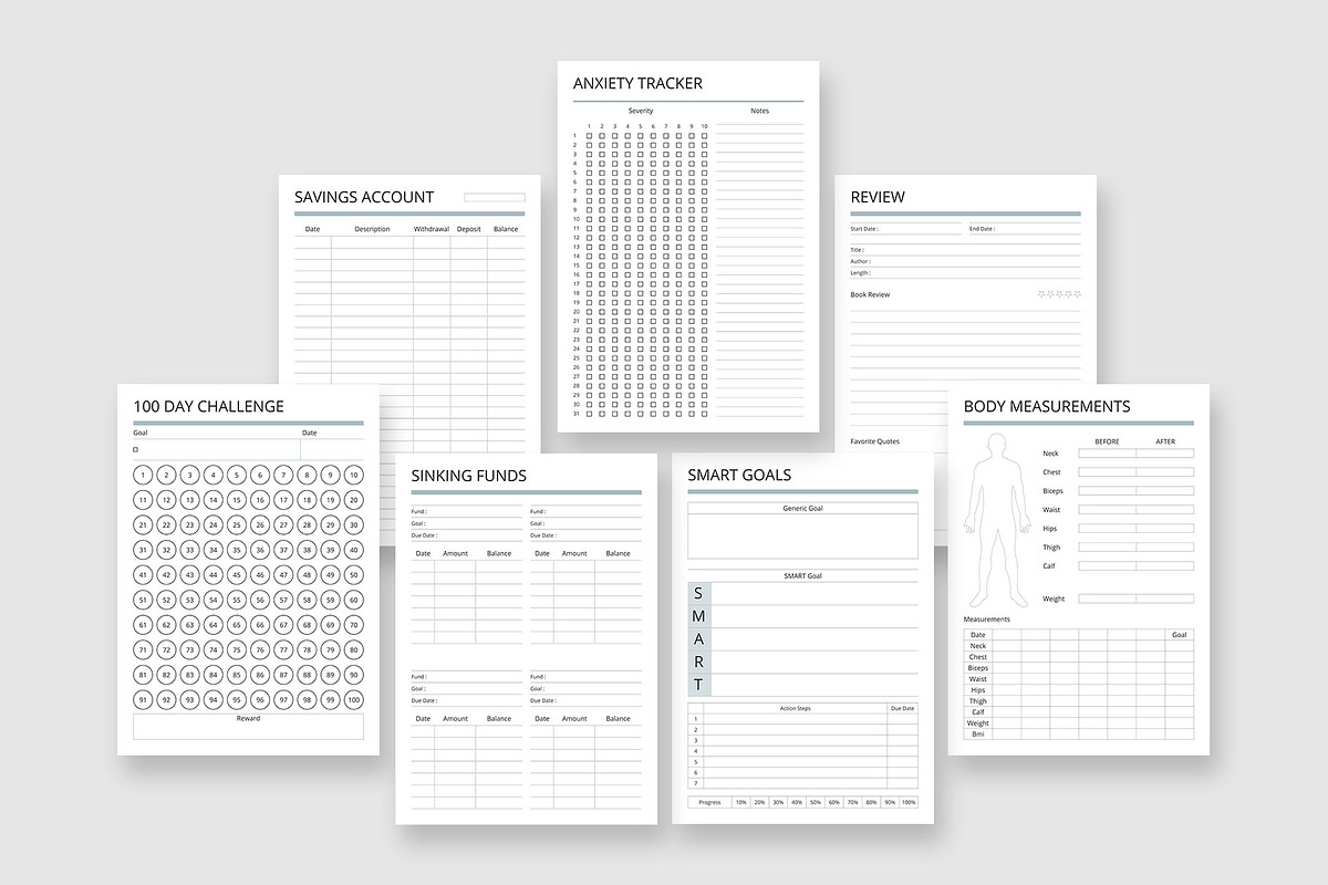 Ultimate Planner Bundle/ Yearly plan, a Stationery Template by Design Zone (Photo 7 of 9)