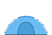 Hiking and Camping Tents Vector Set, an Illustration by Alex Krugli (Thumbnail 8 of 13)