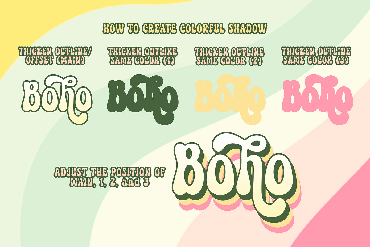 Retro Chicken - Cute Vintage Font, a Handwritten Font by Airotype (Photo 3 of 15)