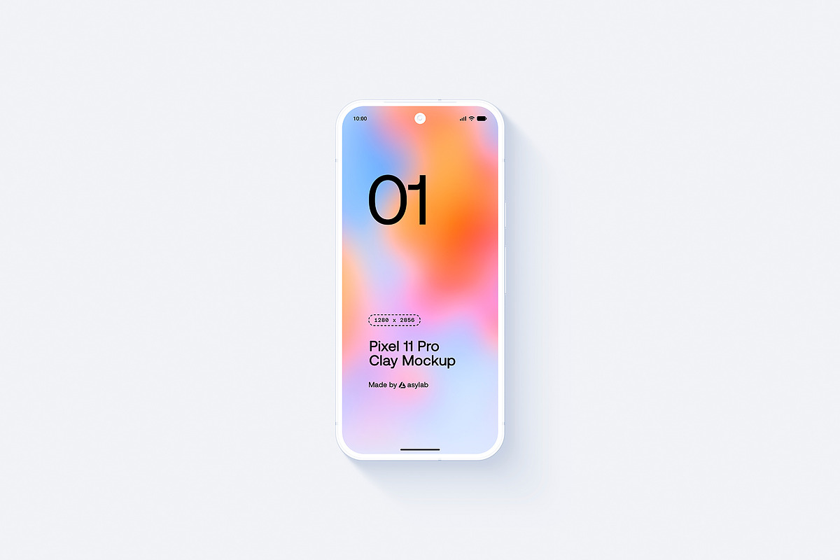 Google Pixel 11 Pro Clay Mockups, an Android Mockup by Asylab (Photo 10 of 62)
