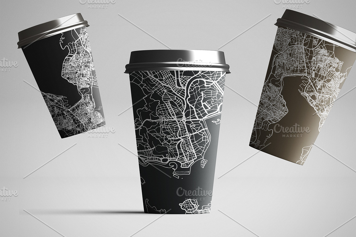 Buffalo USA City Map in Retro Style., a Transportation Illustration by Booblgum (Photo 4 of 8)
