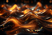 Golden waves. 38 images, a Decorative Illustration by Handmadefont (Thumbnail 7 of 10)