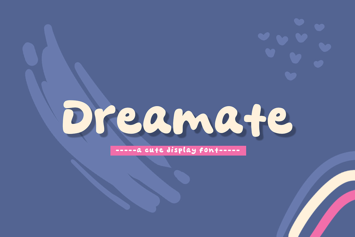 Dreamate, a Handwritten Font by khurasan (Photo 1 of 4)