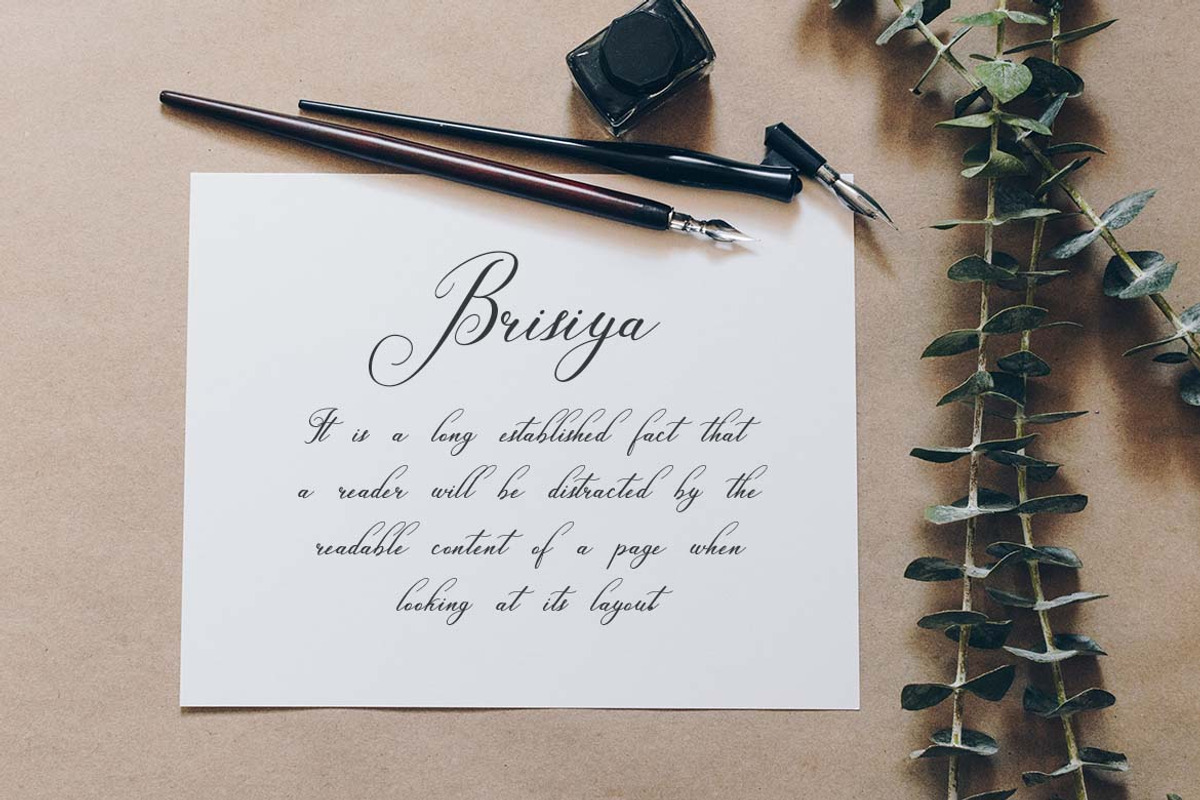 Mandalina Classical Script Font, a Script Font by UICreative (Photo 8 of 13)