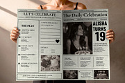 Birthday Newspaper Print Template, a Magazine Template by Shajib Shikder (Thumbnail 3 of 10)