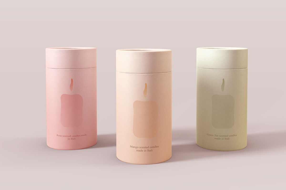 Paper Tube Mockup, a Packaging Mockup by GraphicWave (Photo 3 of 6)