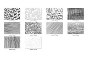 10 Doodle Pattern HQ, a Texture Graphic by CCPreset (Thumbnail 2 of 3)