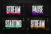 Glitch Twitch Overlay, a Design Template by StreamSkins (Thumbnail 4 of 5)