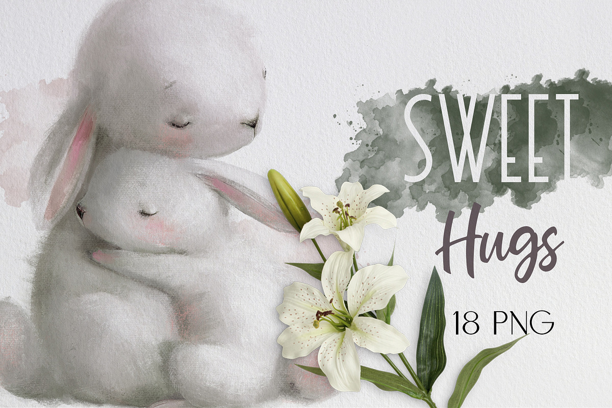 Sweet Hugs, an Animal Illustration by Eve Farb (Photo 2 of 5)