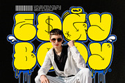 Bubble Core Graffiti Mix Metal Font, a Blackletter Font by alit design (Thumbnail 2 of 22)
