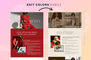 Bold Red Canva Coaching Website, a Landing Page Template by BLDGtheBoutique (Thumbnail 9 of 9)