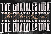 The Chatalestick - Strong Condensed, a Sans Serif Font by Almarkhatype (Thumbnail 1 of 11)