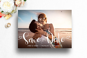 Save The Date Photo Card Template