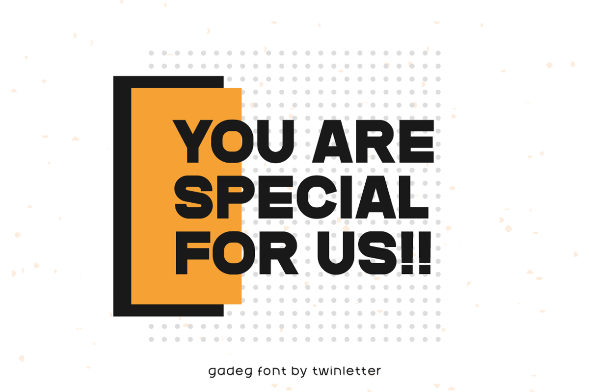 Gadeg, a Sans Serif Font by twinstd (Photo 3 of 11)